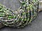 6/0 Aged Matte Green Envy Picasso Seed Bead Tube Mix (20" Strand)